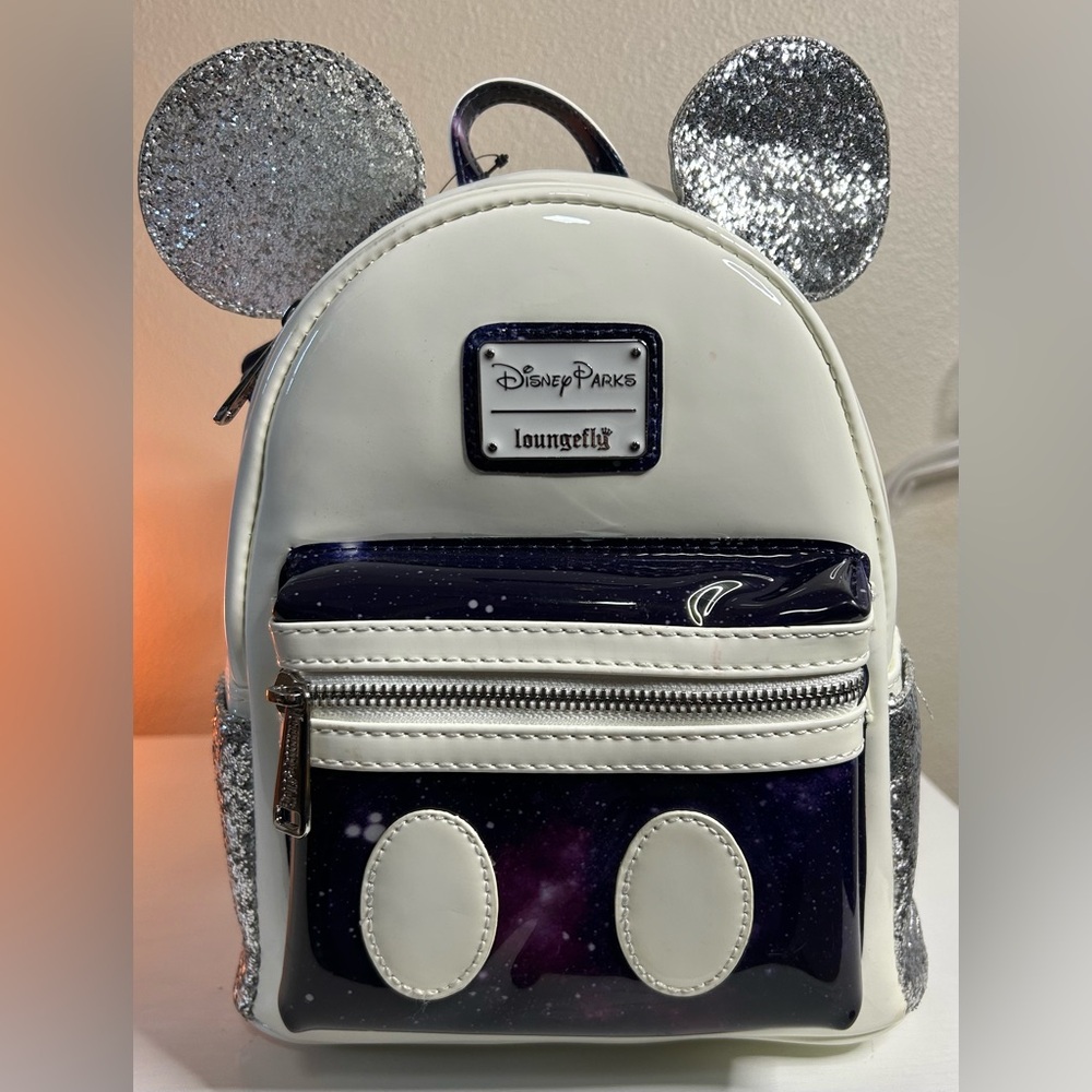 Disney Parks Loungefly Mickey Mouse The Main Attraction Space Mountain Backpack
